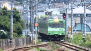 奈良線103系 宇治駅到着 JR-West Nara Line 103 series EMU