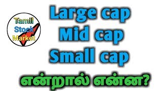 What is large cap, mid cap, small cap in stock market? Market capitalization in tamil.