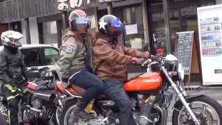 美人ライダー　タンデム　カワサキ・ゼファー400　ZEPHYR400　ケルンの衝撃　GSX400S KATANA　スズキ・カタナ　姫路　加古川　兵庫県