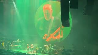 David Gilmour performing live \