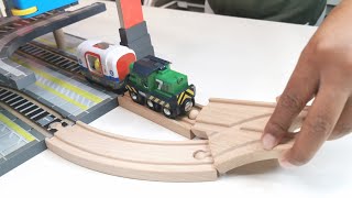 Build and Play Incredible Brio World Train Station with Train Track Changes Thomas and Friends