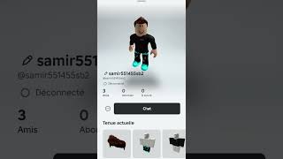 Voici mon compte roblox