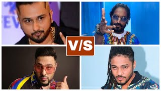 RAP BATTLE -- Yo yo honey Singh vs emiway bantai vs baadshah vs raftaar
