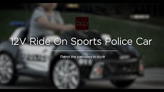 12V Ride On Sports Police Car SKY5175