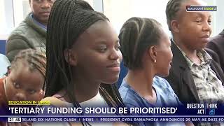 'Tertiary funding should be prioritised', says ActionSA