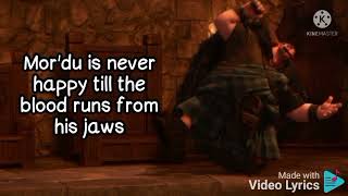 Song of Mor'du. song lyrics. brave. Merida