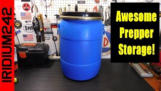 15 Gallon Barrel: A Great Prepper Storage Option!