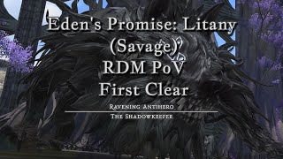 FFXIV E10S |  Shadowkeeper (Savage) Clear | RDM PoV