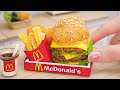 AMAZING Miniature McDonald Big Mac Recipe | Yummy Tiny Fast Food Ideas | Miniature Cooking