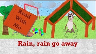 Learn to english for kids - " Rain Rain Go  Away" | Read aloud top english nursery rhymes