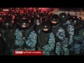 Ночной разгон Евромайдана первые кадры