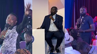 Bro Sammy \u0026 Akua Donkor’s Running Mate, Roman Father Crack Ribs Up As Dr Bawumia Meets Celebrities