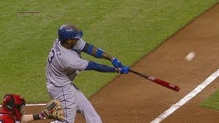 LAD@CIN: Hanley goes deep to tie game in the seventh