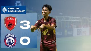 Highlight | PSM Makassar VS Arema FC | Pekan 16
