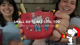 Our Gift Exchange Reactions | Reacciones al Intercambio de Regalos ⸜(｡˃ ᵕ ˂ )⸝♡ (cc; eng\u0026esp)