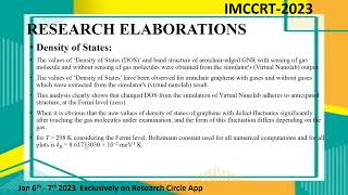 IMCCRT 2023 4027 Title: Quantum Capacitance and Fermi Level Change in Graphene nanoribbons due