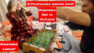 İzmir Kalemlik Orman Kampı | Karavanda Langırt Turnuvası ve Yılbaşı | Karavan Vlog