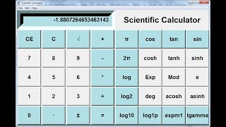 How to Create Scientific Calculator in Python - Part 2 of 3