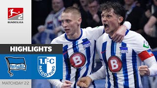 Hertha Win 5-Goal Thriller! | Hertha BSC - 1.FC Magdeburg | Highlights | MD 22 - Bundesliga 2 23/24