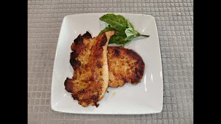 香煎咖喱鸡胸肉 (Fried Curry Chicken Breast)