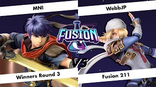 Fusion # 211 - MNI (Ike) vs WebbJP (Sheik) - Winners Round 3