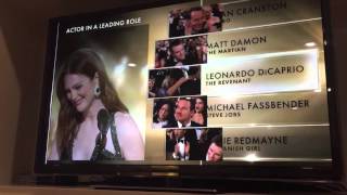 Leonardo DiCaprio wins the 2016 Oscar Award