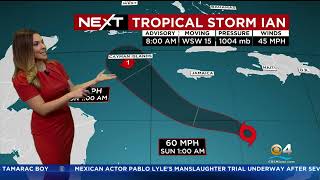 Tropical Storm Ian Expected To Impact Florida As A Hurricane - Saturday Night 9/24/22