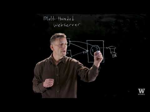 What is a multithreaded server?