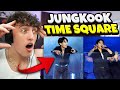 Jung Kook Live at TSX, Times Square Performance | REACTION !!!