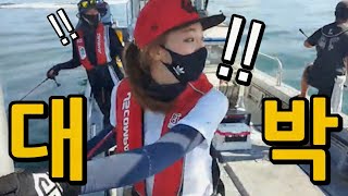 초보가 선장님 잘 만나면 생기는 일!! 삼천포 문어 선상 낚시 (feat. 구독자님 동출) Octopus fishing