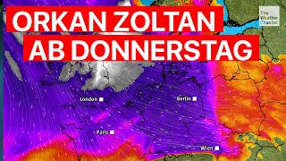 Bis zu 120 km/h: Orkan Zoltan trifft Deutschland