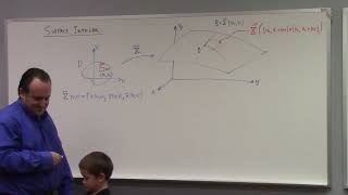 Multivariate Calculus: surface integral definition, 11-7-23