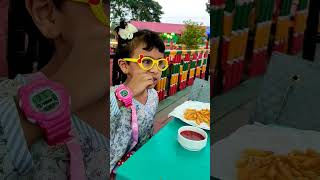 funny baby eating french fries #frenchfries #shorts