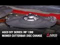 AGCO DIY Series: MF 1300 Mower Cutterbar Disc Change