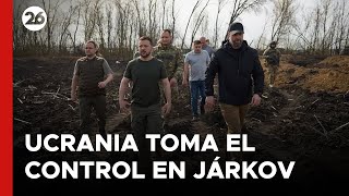 Fuerzas ucranianas toman control del área rusa en la región de Járkov