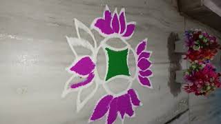 సంక్రాంతి  స్పెషల్ ముగ్గు 🤗🤗 Sankranti Special Simple Rangoli Design🤗🤗#viral#trending #rangoli #like