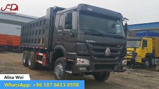 China used tipper truck for sale | Howo 20cubic meter 371hp dump truck right hand drive for Tanzania