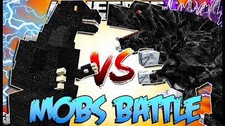 ก็อตซิลล่า vs มอบซิลล่า!?! | Minecraft - Mobs Battle