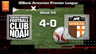 Noah - Shirak 4:0, IDBank Armenian Premier League 2023/24, Week 04