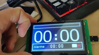 NTP clock project with DWIN display and DIY Arduino board