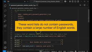 Python Random Word Password Generator