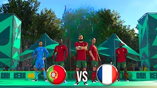 FC24- PORTUGAL VS FRANCE VOLTA FOOTBALL | VOLTA FOOTBALL