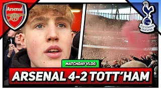 North London Derby SCENES! Arsenal 4-2 Tottenham Vlog *BEST GAME EVER*