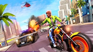 US Police Bike Gangster Chase Games - Android GamePlay - Free Games Download - Bike Games Download