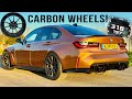 testing CARBON WHEELS on our BMW M3 at 318KMH TOP SPEED!