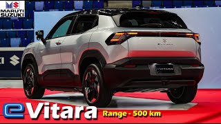 2025 NEW MARUTI SUZUKI eVITARA Electric 4WD SUV 😍 Range - 500 km