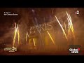 new year’s 2025 paris celebrates with dazzling fireworks around eiffel tower