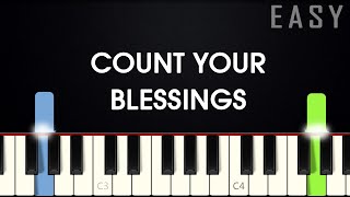 Count Your Blessings | EASY PIANO TUTORIAL + SHEET MUSIC by Betacustic