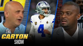 Dak Prescott and Cowboys contract ‘soap opera’, Will he be a free agent? | NFL | THE CARTON SHOW