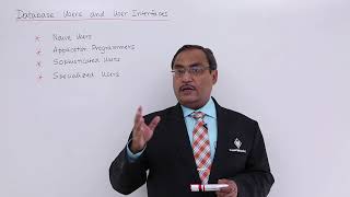 DBMS - Database users and user interfaces